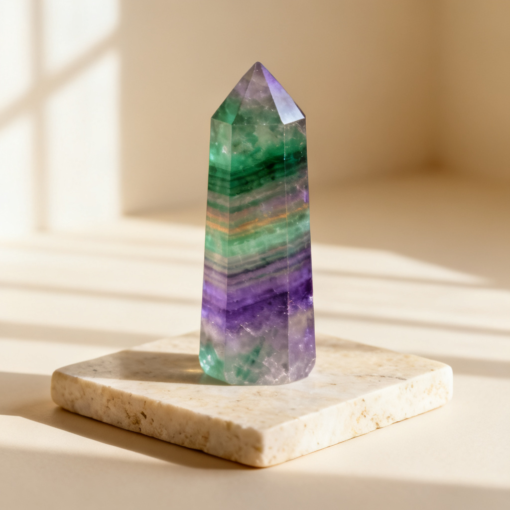 Rainbow Fluorite Tower
